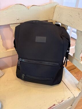 Dagne Dover Large Black Indi Diaper Bag Backpack